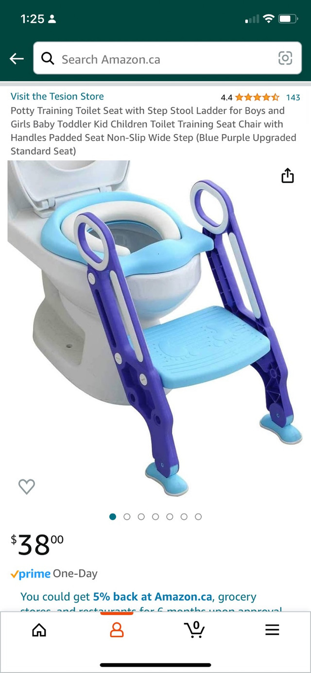 Potty training seat with steps  in Other in Hamilton