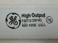 GE F48T12 CW HO High Output Fluorescent Lamps (new)