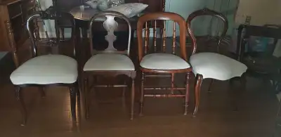 Genuine Antique Dining Chairs – Set of 4, View more
