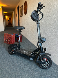 Electric dual motor all terrain scooter