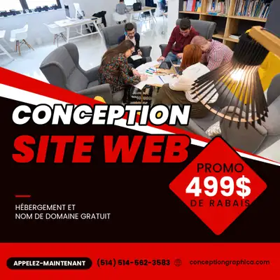 Conception de Site Web 499$, Graphiste, Website design, View more