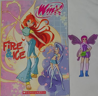 Winx Club Welcome to Alfea, Fire & Ice Books with Toy Figure