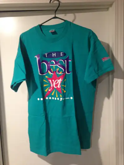 Fruit of the Loom The Best Yet T-shirt. turquoise brand new XL adult. For Men or Women.. 7 left B1 A...