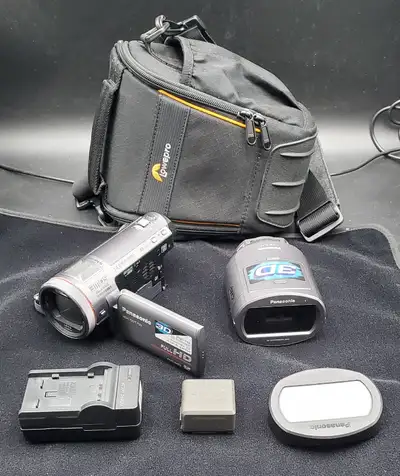 PANASONIC HDC-SDT750 FULL HD 3D 3MOS 14.2MB CAMERA 32GB JAPAN, View more