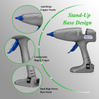 Hot Glue Gun, MONVICT Full Size Glue Guns 80/120W Dual Temp