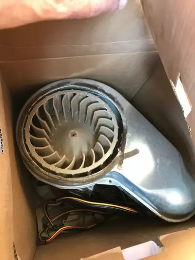 Maytag/Whirlpool.  dryer motor and blower unit with wiring, View more