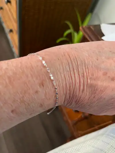 Dainty Sterling Silver Valentino Bracelet, View more