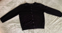 Light 3/4 Sleeve H AND M Black Sweater