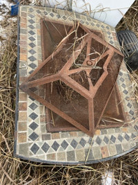 Rectangular Mosaic Tile fire pit