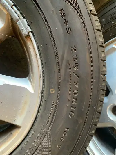 Like brand new tires. Used for 2 weeks