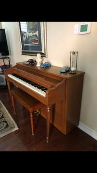 Piano  with bench 
