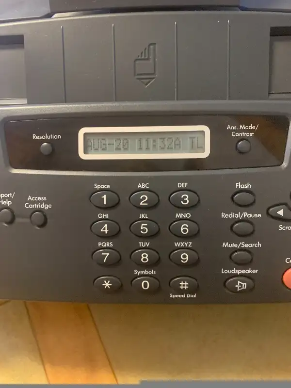 HP 1040 Fax Machine with Landline Phone, $25428820951110133762