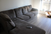 Perfect ASHLEY grey/charcoal sectional sofa