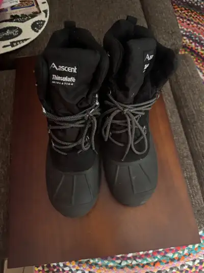 Bottes d’hiver noires homme taille 12 / Thinsulate Ascent, View more