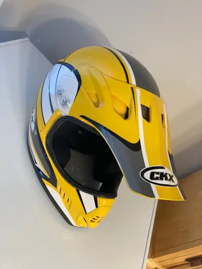 I'm selling a CKX VX4 large-sized motocross helmet. This helmet offers both safety and style on the...