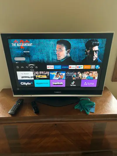 older style tv and firestick , View more