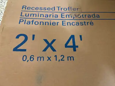 2 eaton recessed troffer lighting 2 ‘ by 4’ lights , View more