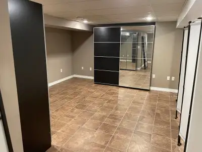 One bedroom basement apartment 