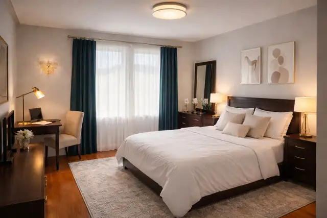 Shared Master Bedroom - $700   INTERNET Looking for Indian Male