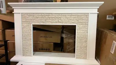 $149-$249, 47.2” Electric Fireplace  Mantel, 1400W Freestanding, View more