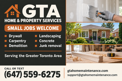 Handyman – Drywall, Painting & Small Repairs | North York/GTA, View more