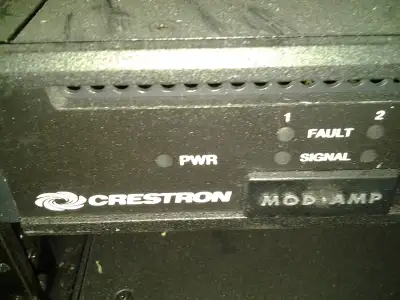 Crestron AMP-2100 Dual-Channel Modular Power Amplifier 1u rack m, View more
