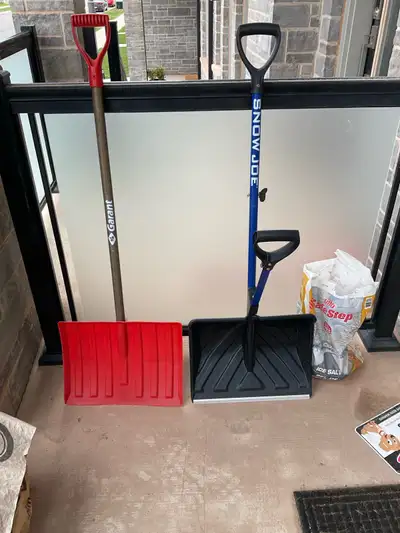 Snow Shovels + Ice Melt - Moving Sale Must Go, View more
