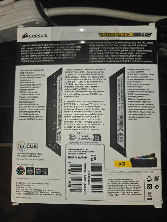 DDR4s Vengence Ram Sticks Unopened/Unused in Desktop Computers in St. Albert - Image 3