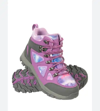 Terra Waterproof Kids Hiking Boots - Size 4, View more