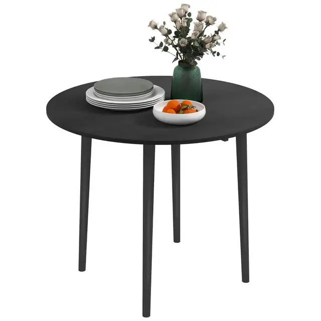 Folding Dining Table, Round Drop Leaf Kitchen Table for Small  in Dining Tables & Sets in Markham / York Region - Image 10