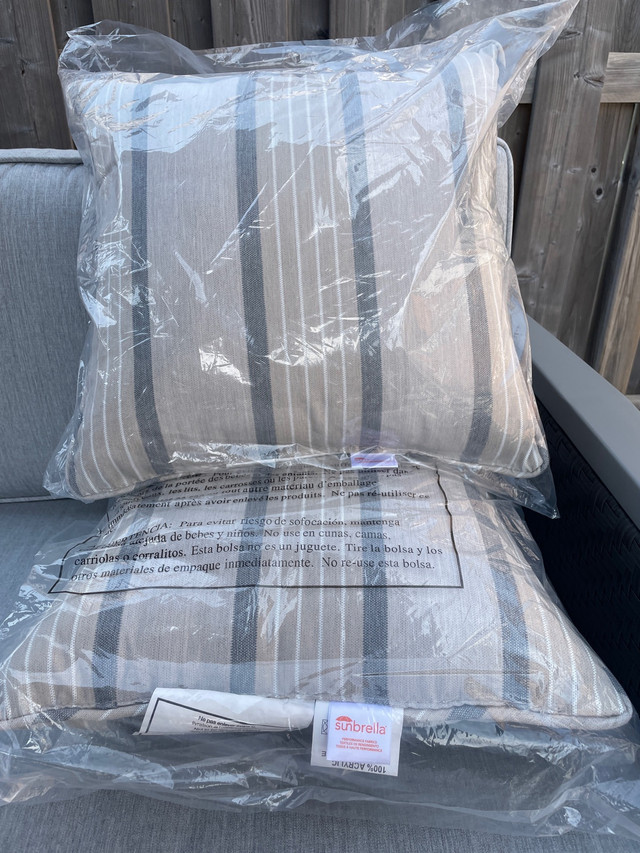 Brand new Sunbrella 16” throw pillows  in Outdoor Décor in Markham / York Region