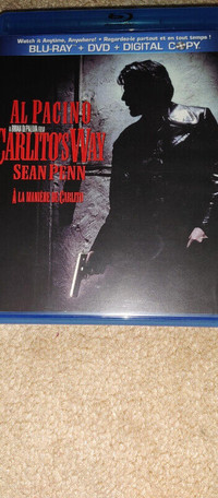 CARLITO'S WAY BLU RAY - LIKE NEW