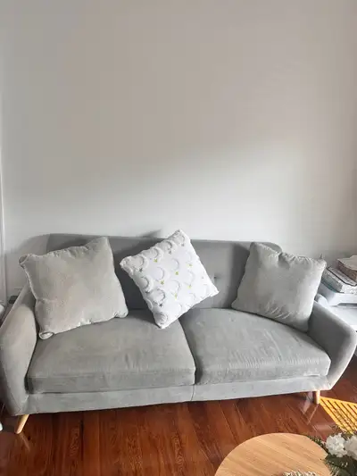 Light Grey Couch good as new, View more