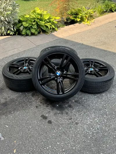 Original 18 inch Bmw rims and tire set of 4 18 inch rims Oem Bmw M performance rims M sport rims Bmw...