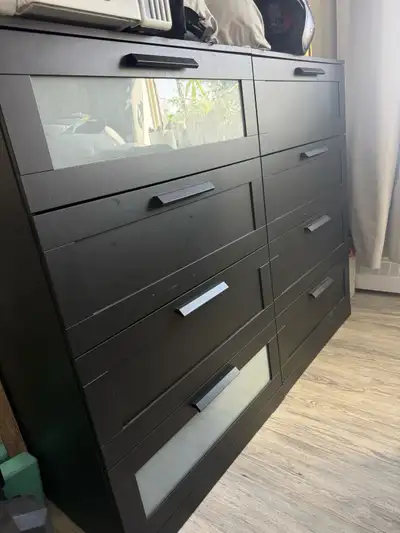 Selling black 4-Drawer Dresser - $95 for 1x or take both for $150 Dimensions: Deep 18’’ Length 30,5’...
