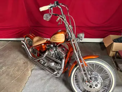 I need a new project. Will trade for classic type car. Pro built bobber Started with a 1200 XL welde...