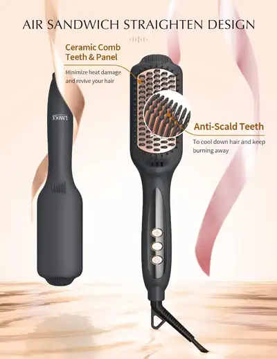 NEW Landot Negative Ion Heated Styling Brush, View more