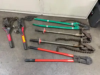 Ridgid 246, 276 and Wheeler Rex soil pipe / snap cutters availab, View more