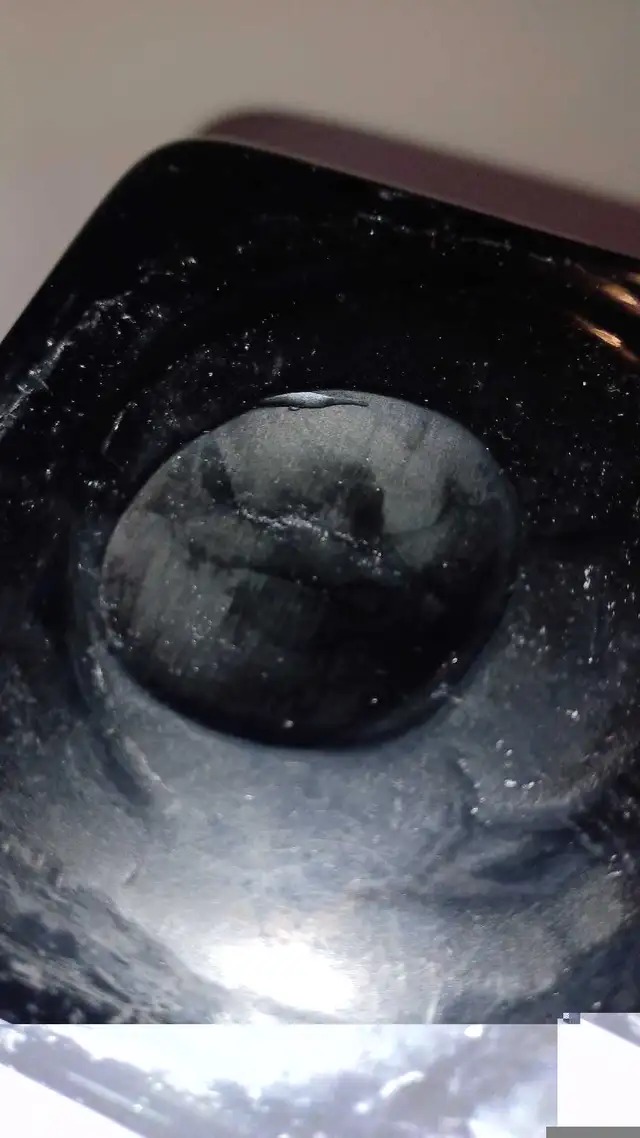 Large Tall 14"x4"Sq Vtg Handblown Art Glass Black Vase Decor in Home Décor & Accents in Calgary - Image 6