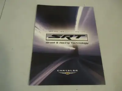 2005 Chrysler SRT Sales Brochure. New. See Pictures. Features 300C SRT8, SRT6 Roadster, and SRT^ Cou...