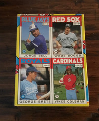 1986 OPC Baseball Box Bottom 