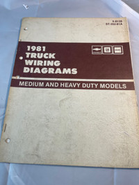 1981 GM MEDIUM & HEAVY DUTU TRUCK WIRING DIAGRAMS #M01413