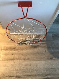 New Basketball rim with net. 