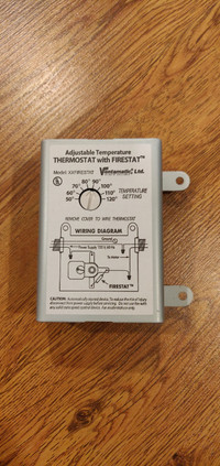10-Amp Programmable Thermostat with Firestat
