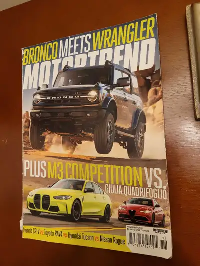 MotorTrend Bronco vs. Wrangler + M3 2021 Magazine, View more