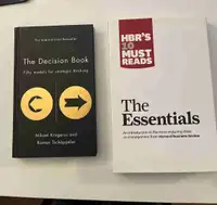 HBR’s The Essentials and The Decision Book 
