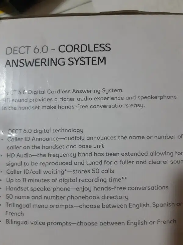 Bell Home Telephone & Answering Machine596426924365588484