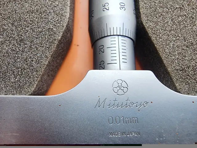 Mitutoyo Depth Micrometer Brand New Still In Hard Plastic Case in Hand Tools in Windsor Region - Image 7