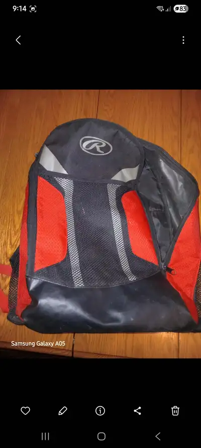 Rawlings baseball bag, View more