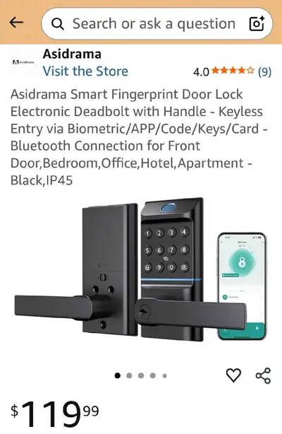 Asidrama Door Lock, View more